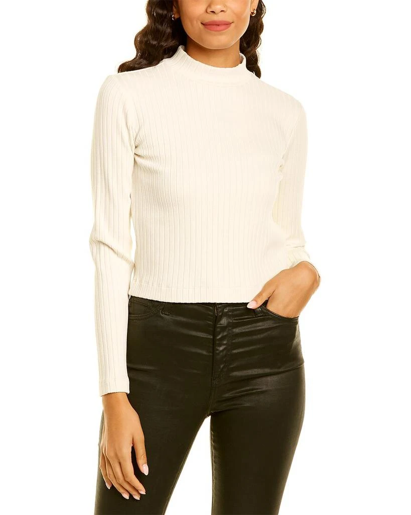 商品Vince|Vince Ribbed Mock Pullover,价格¥331,第1张图片