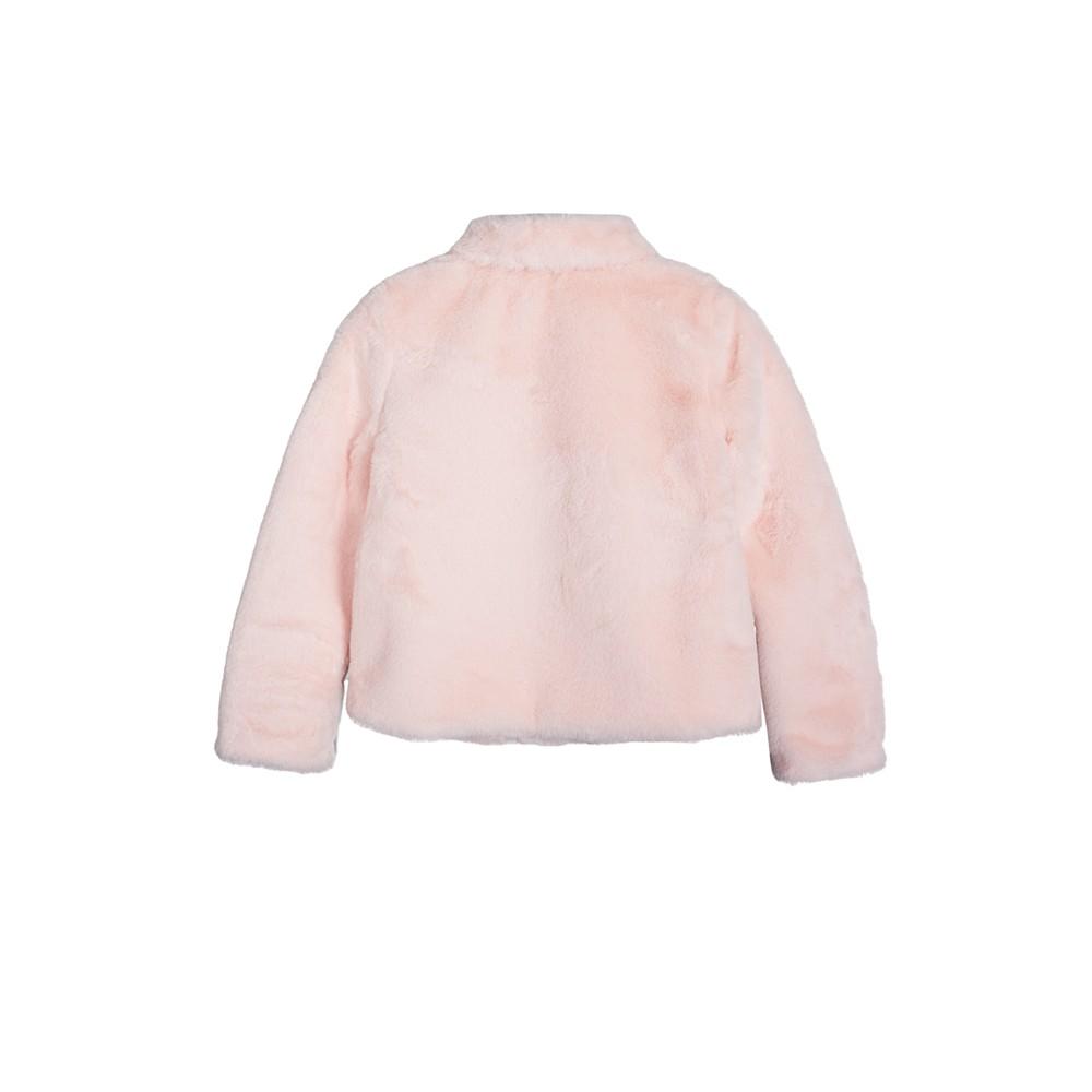 Little Girls Faux Fur Jacket, Created For Macy's商品第2张图片规格展示