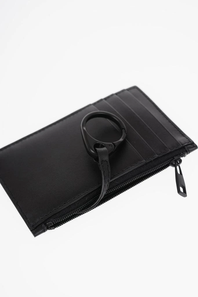 商品Alexander McQueen|Alexander Mcqueen Leather Card Holder With Front-Logo,价格¥1350,第3张图片详细描述