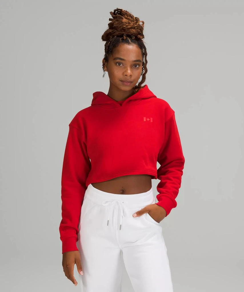 商品Lululemon|Team Canada All Yours Cropped Hoodie *COC Logo,价格¥350,第3张图片详细描述