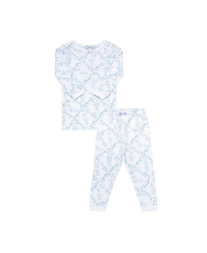 商品Nellapima|Boys' Blue Bears Trellace Pajama - Little Kid,价格¥432,第1张图片详细描述