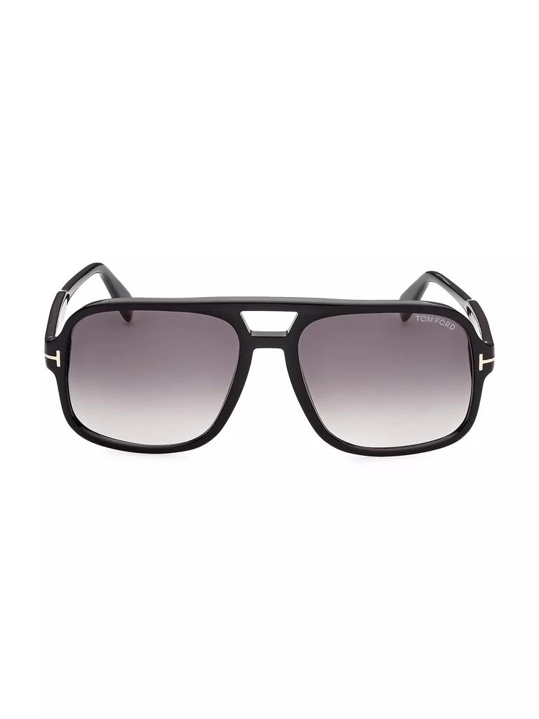 商品Tom Ford|Falconer-02 60MM Navigator Sunglasses,价格¥2509,第1张图片