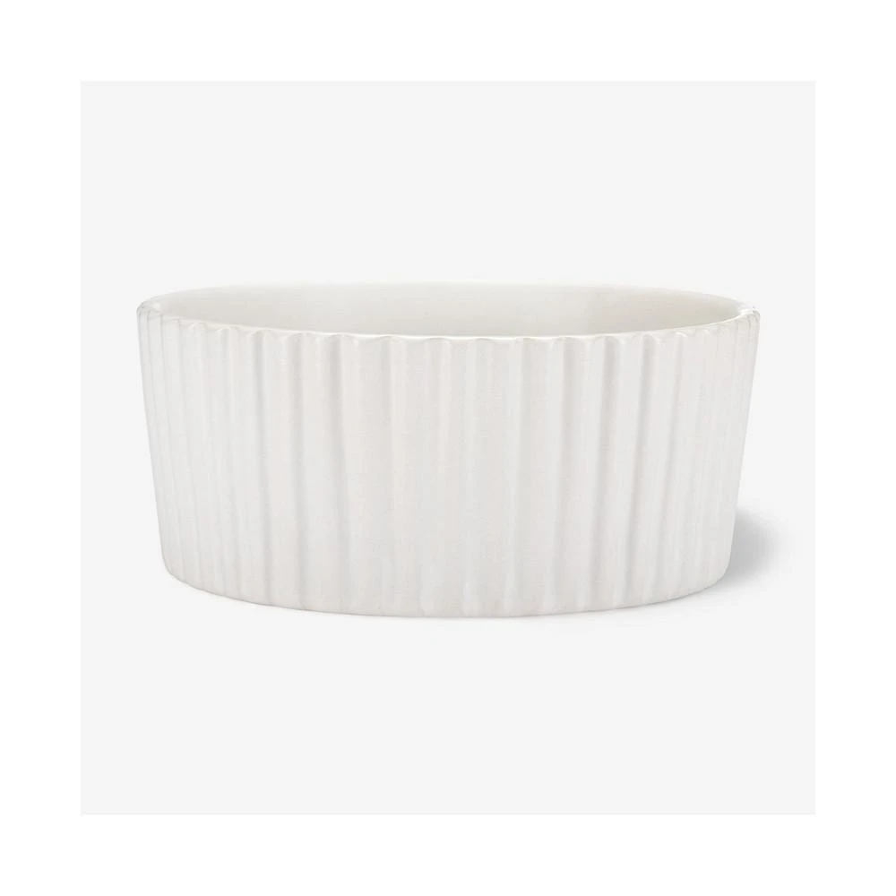 商品Waggo|Ripple Dog Bowl White -,价格¥164,第1张图片