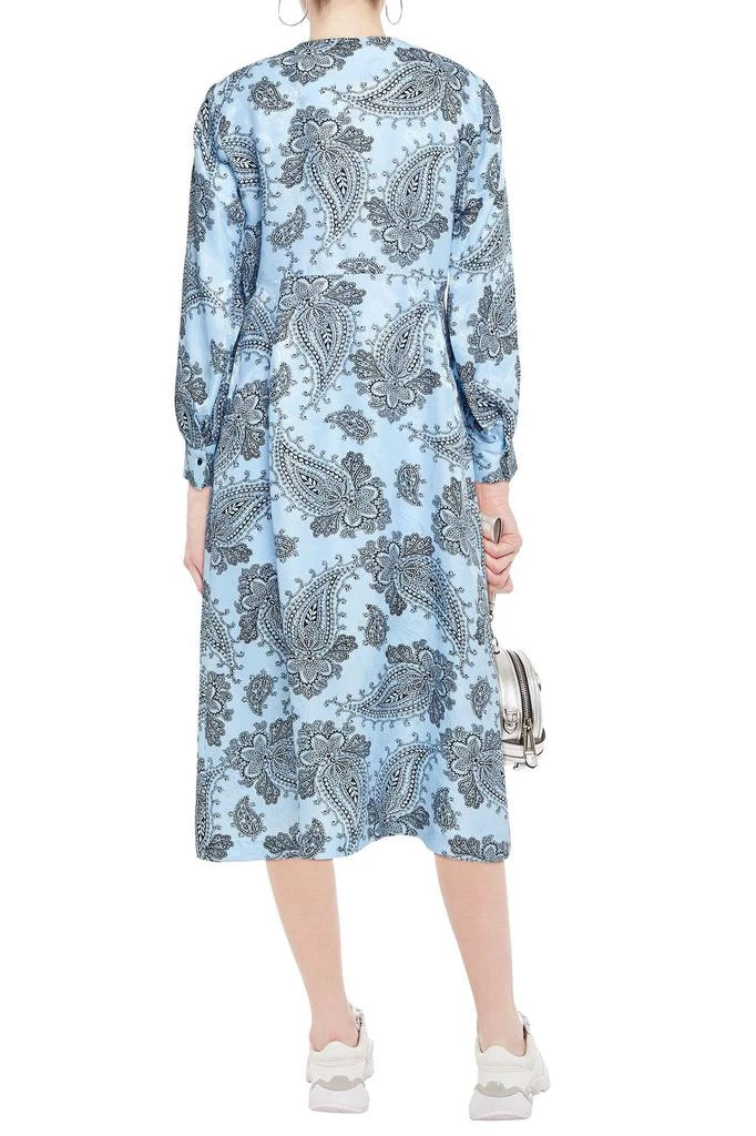 商品Sandro|Beane printed satin-jacquard midi dress,价格¥1170,第3张图片详细描述