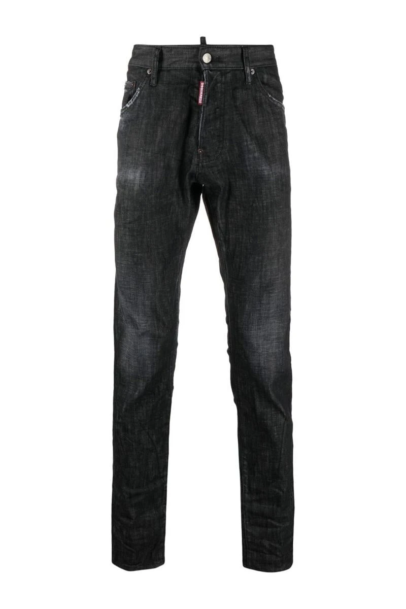 商品【商品预售7天】 DSQUARED2|DSQUARED2 男士牛仔裤 S74LB1227 黑色,价格¥3124,第1张图片