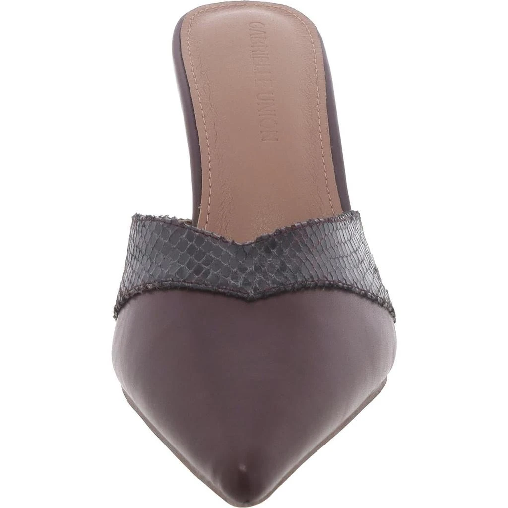商品Gabrielle Union|Gabrielle Union Womens Faux Leather Snake Print Mules,价格¥152,第3张图片详细描述