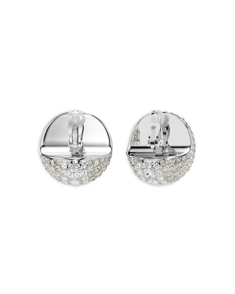 Sublima Crystal Clip On Drop Earrings in Rhodium Plated 商品