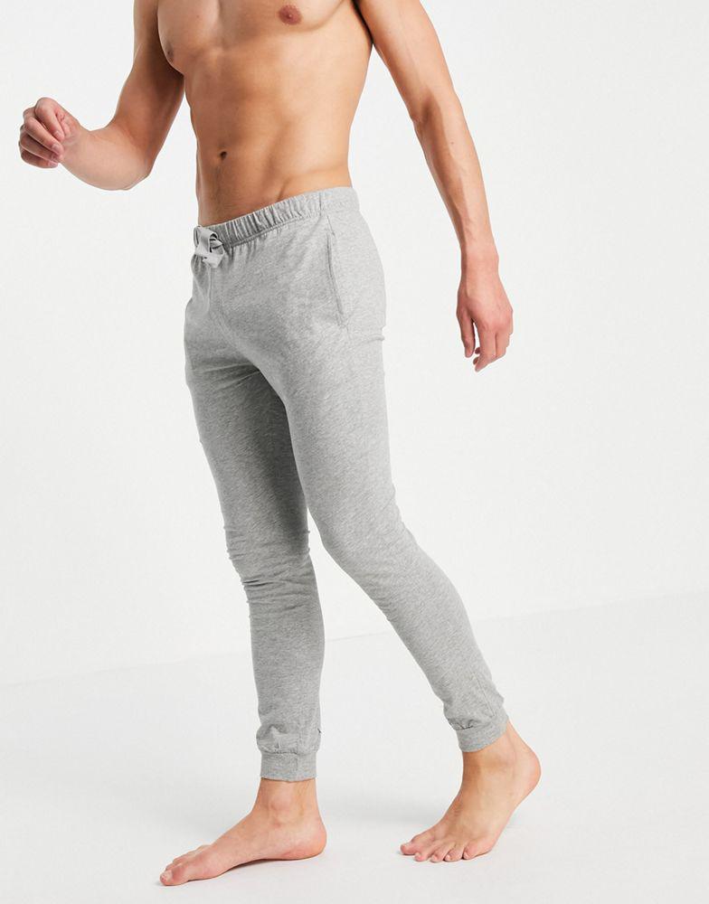 ASOS DESIGN lounge pyjama joggers in grey marl商品第1张图片规格展示