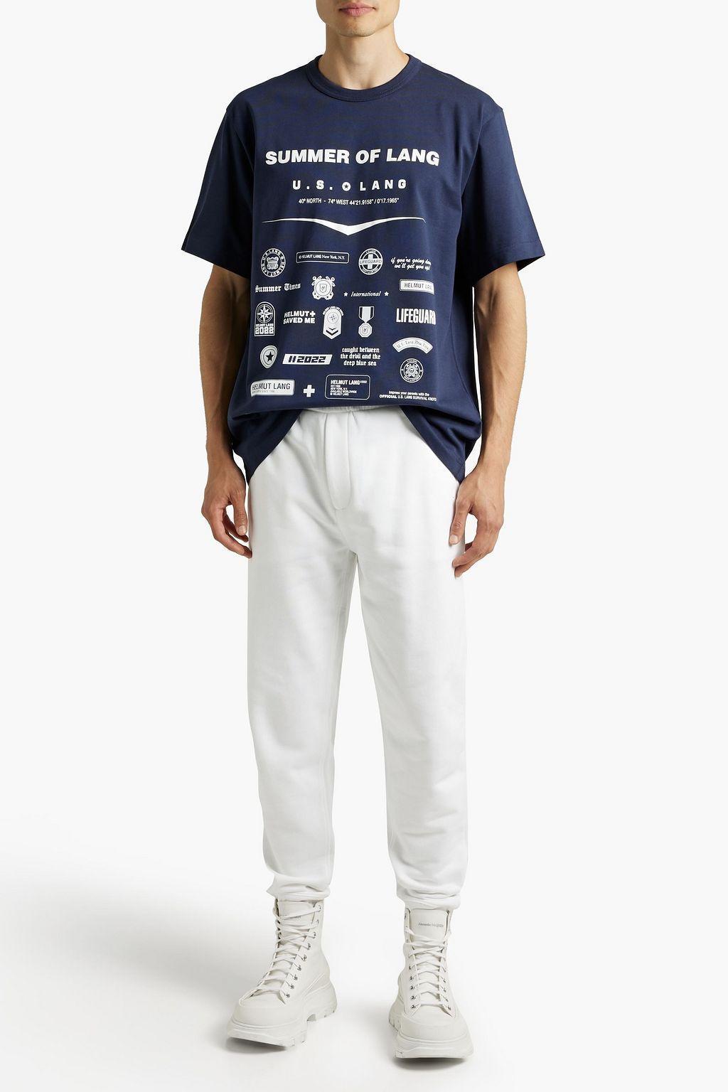 商品Helmut Lang|Badge printed cotton T-shirt,价格¥589,第4张图片详细描述