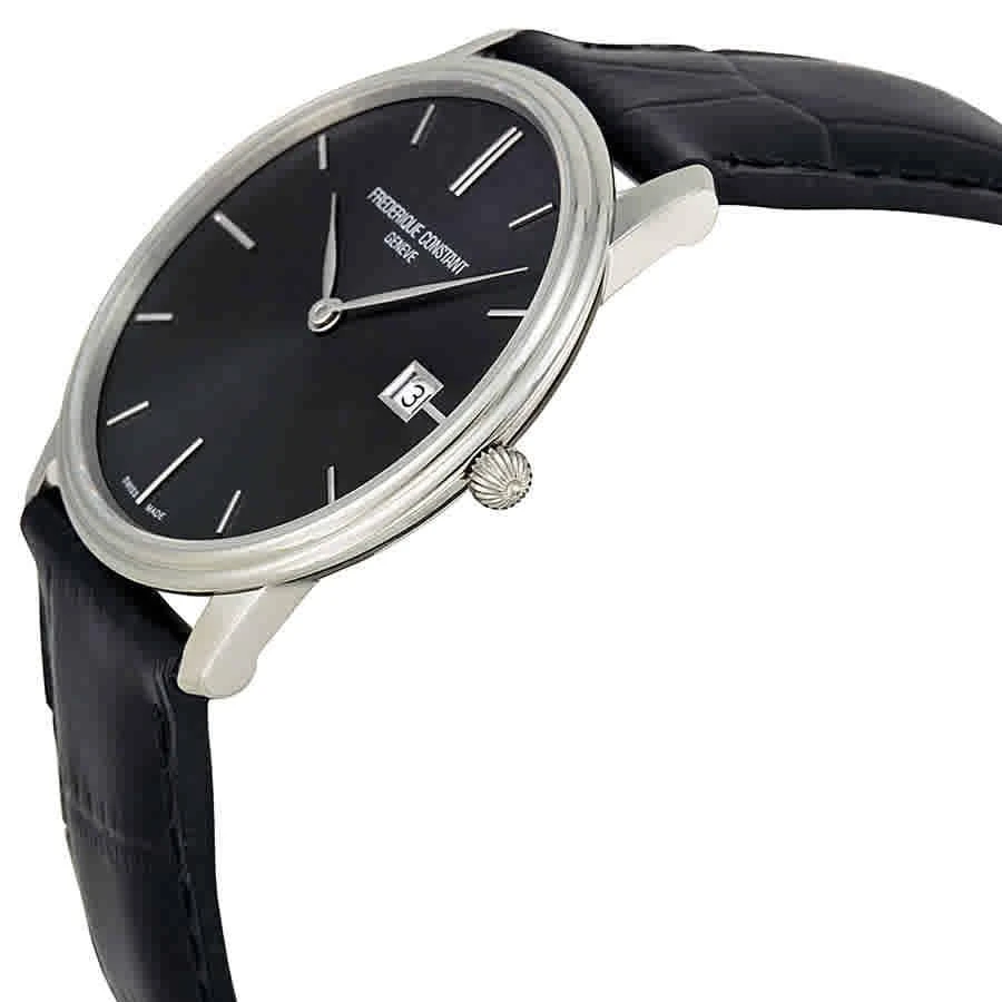 商品Frederique Constant|Slim Line Black Sunray Men's Watch FC-220NG4S6,价格¥2119,第2张图片详细描述