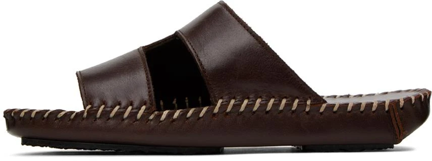 商品Hereu|Brown Torniol Flat Sandals,价格¥1040,第3张图片详细描述