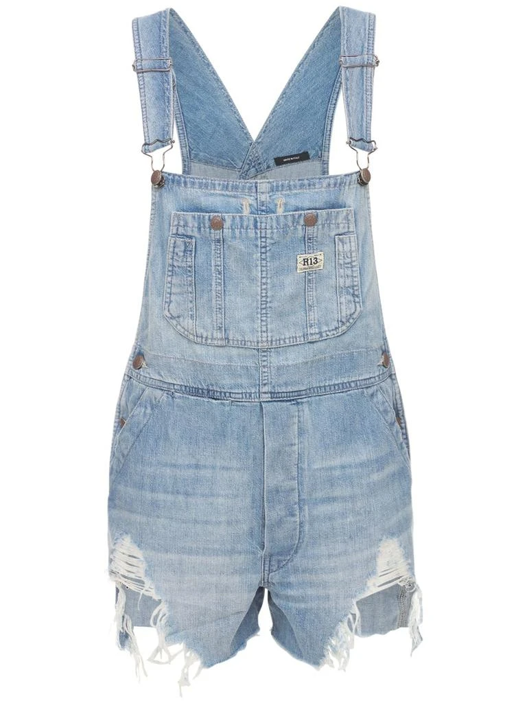 商品R13|Short Denim Overalls,价格¥2958,第1张图片