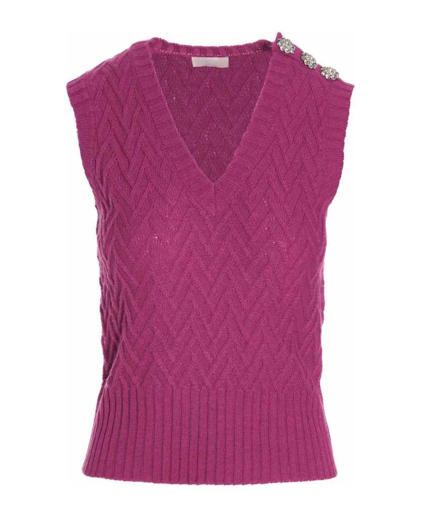 商品LIU •JO|Jewel Button Vest,价格¥884,第1张图片