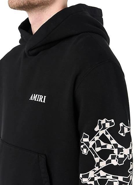 商品AMIRI|Wes Lang x Amiri Checkered Bones Hoodie,价格¥5171,第4张图片详细描述