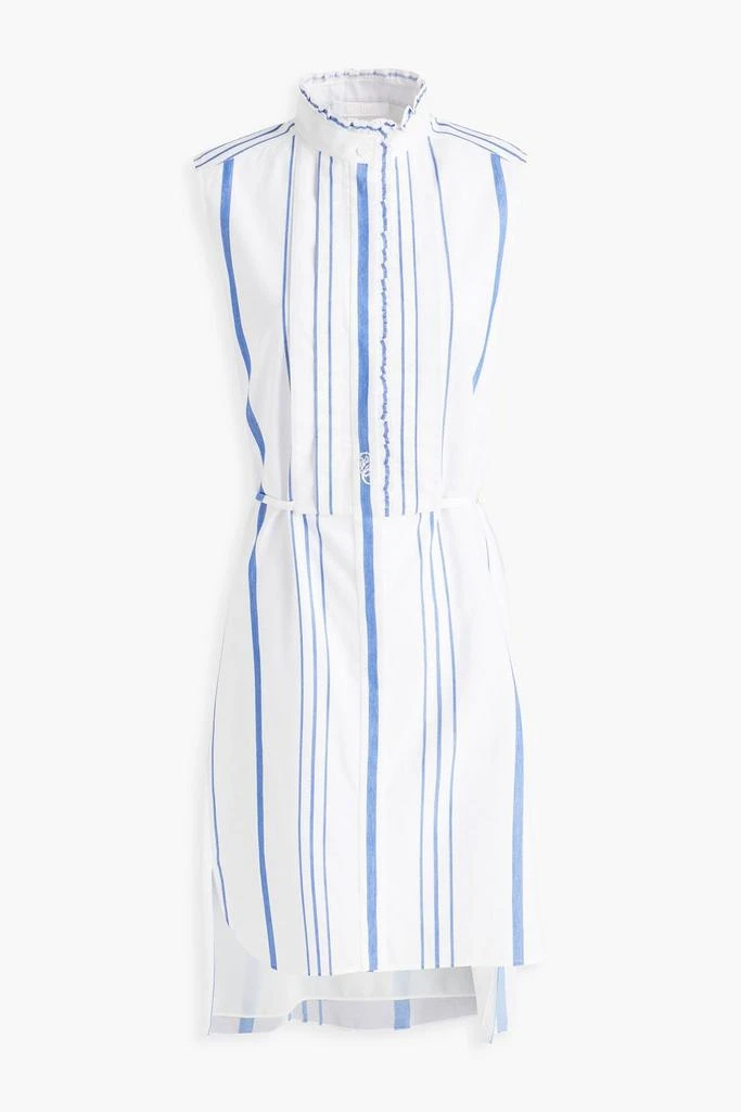 商品Chloé|Crepe-paneled striped cotton-jacquard mini dress,价格¥2628,第3张图片详细描述