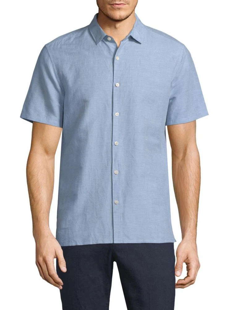 商品Theory|Murray Essential Linen Blend Shirt,价格¥591,第1张图片