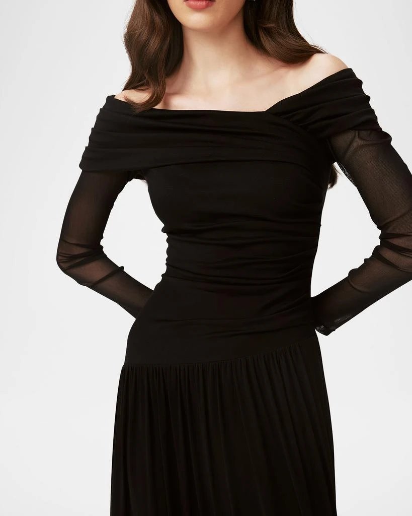 商品Diane von Furstenberg|Aron Ruched Off-Shoulder Gown,价格¥3845,第5张图片详细描述