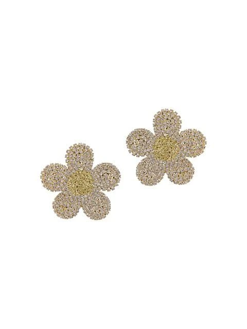 商品ROSANTICA|Fiordaliso Daisy Faux Crystal Stud Earrings,价格¥2435,第1张图片