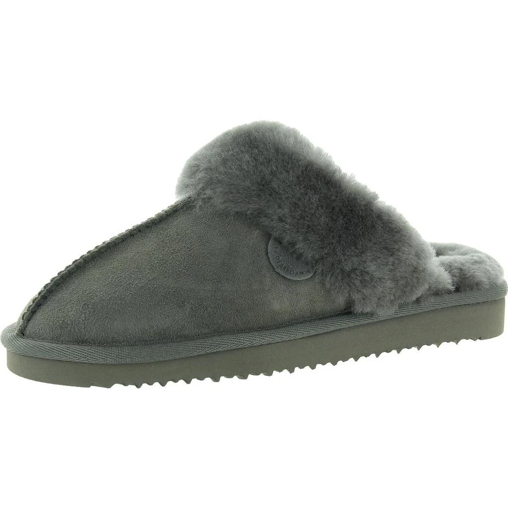 商品Dear Foams|Dearfoams Womens Sydney Leather Slip On Scuff Slippers,价格¥228,第2张图片详细描述