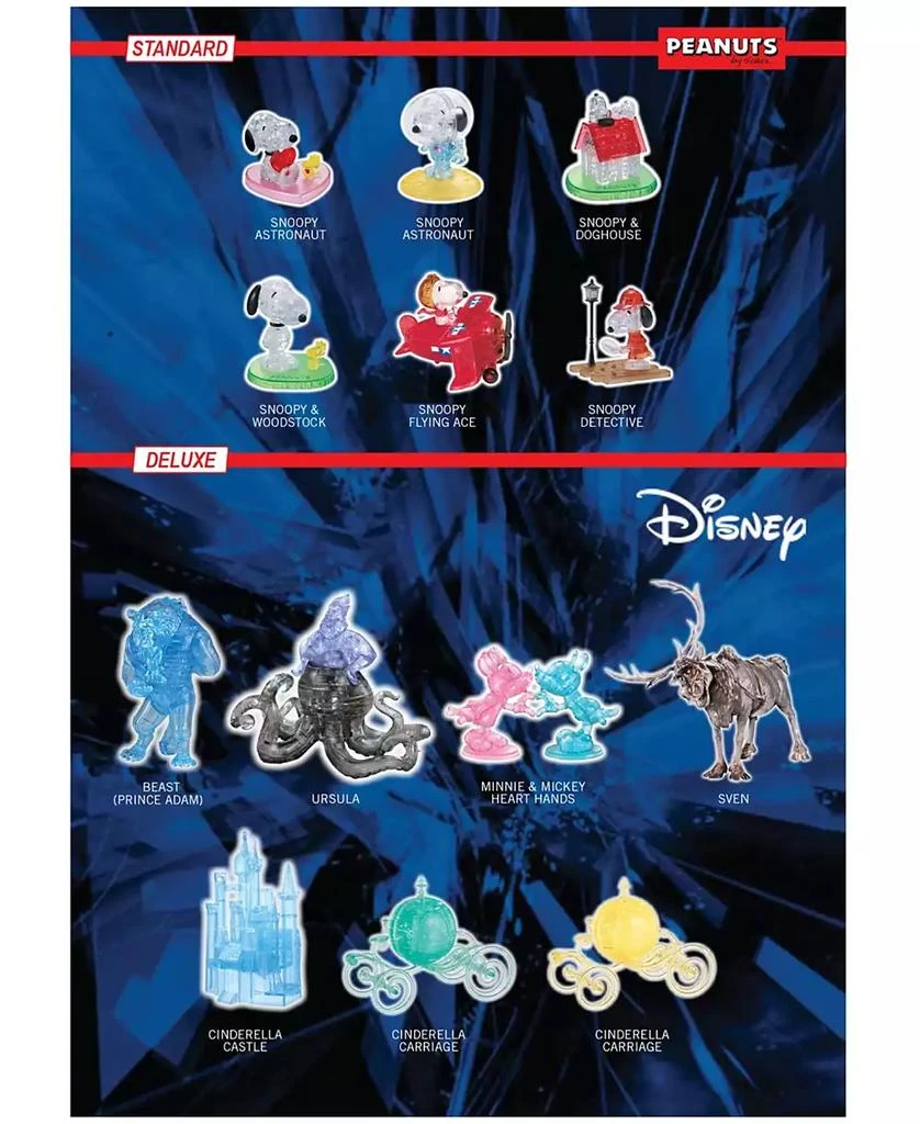 商品BePuzzled|3D Crystal Peanuts Snoopy Charlie Brown Puzzle Set, 77 Pieces,价格¥210,第4张图片详细描述