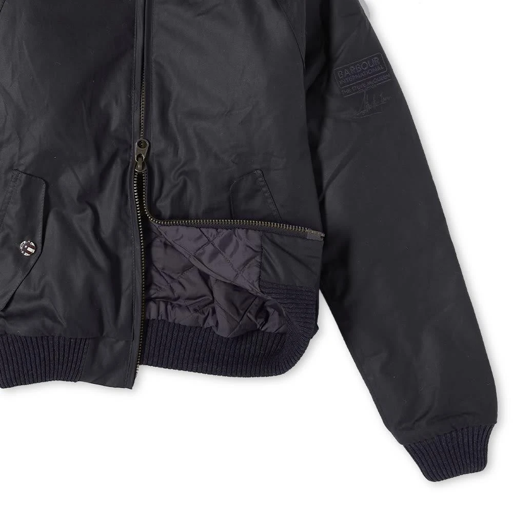 商品Barbour|Barbour International Steve McQueen Merchant Wax Jacket,价格¥1403,第2张图片详细描述