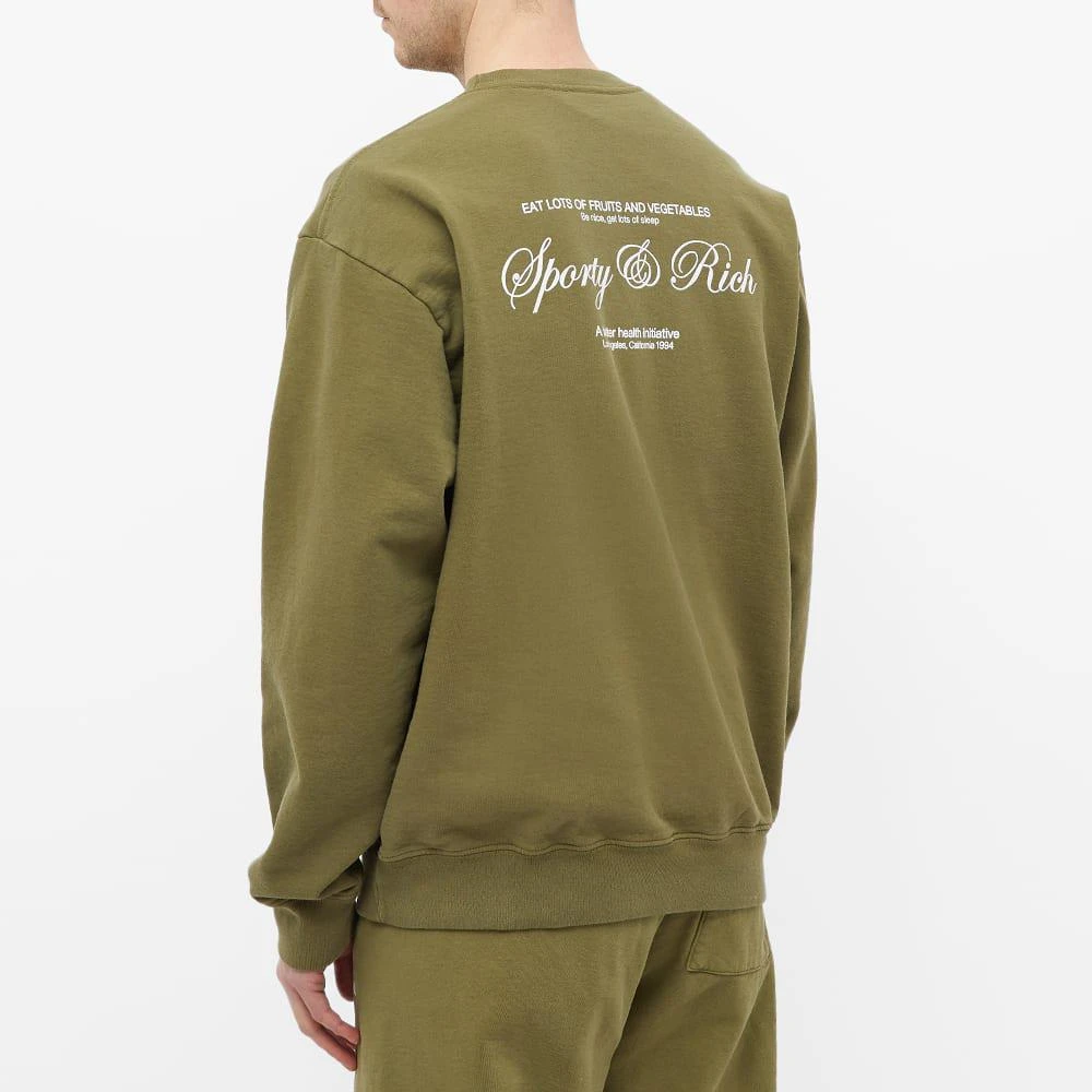 商品Sporty & Rich|Sporty & Rich Script Logo Crew Sweat,价格¥681,第3张图片详细描述