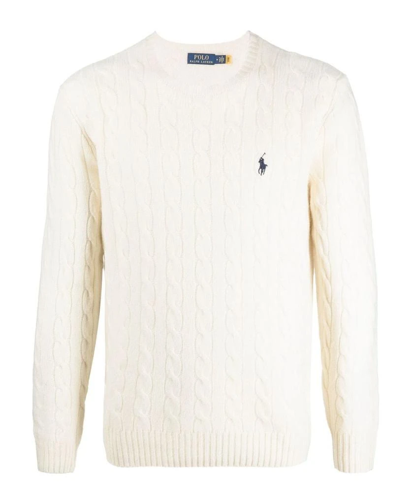 商品Ralph Lauren|Cream White Wool-cashmere Blend Jumper,价格¥1687,第1张图片