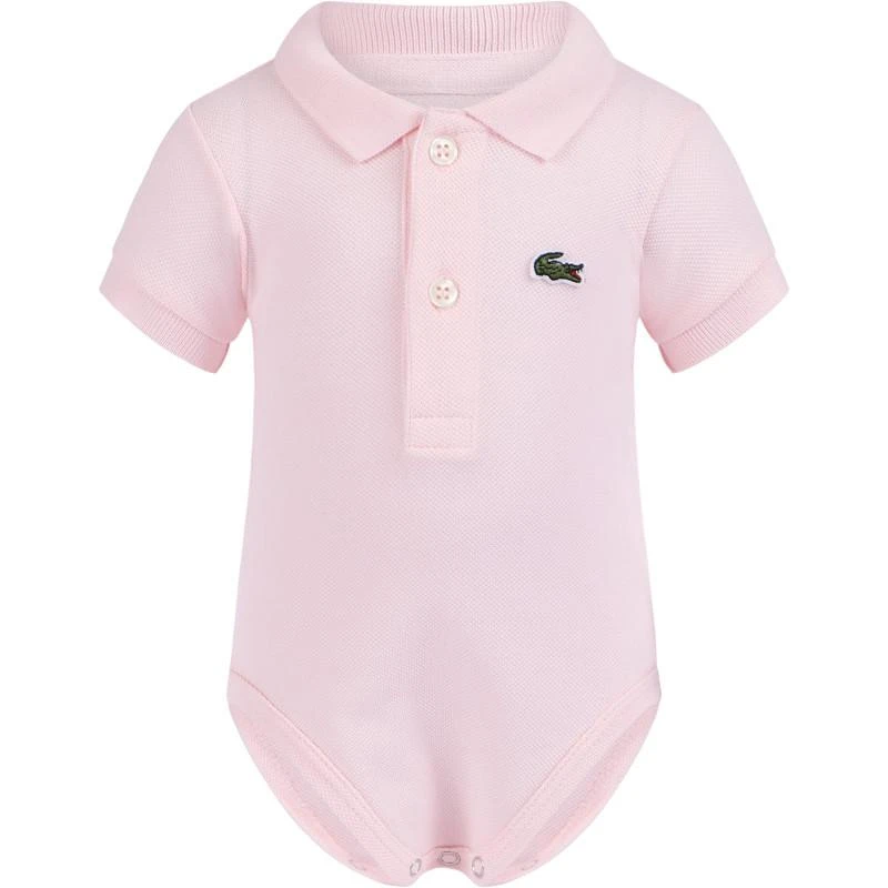 商品Lacoste|Boys logo bodysuit in pink,价格¥547,第1张图片