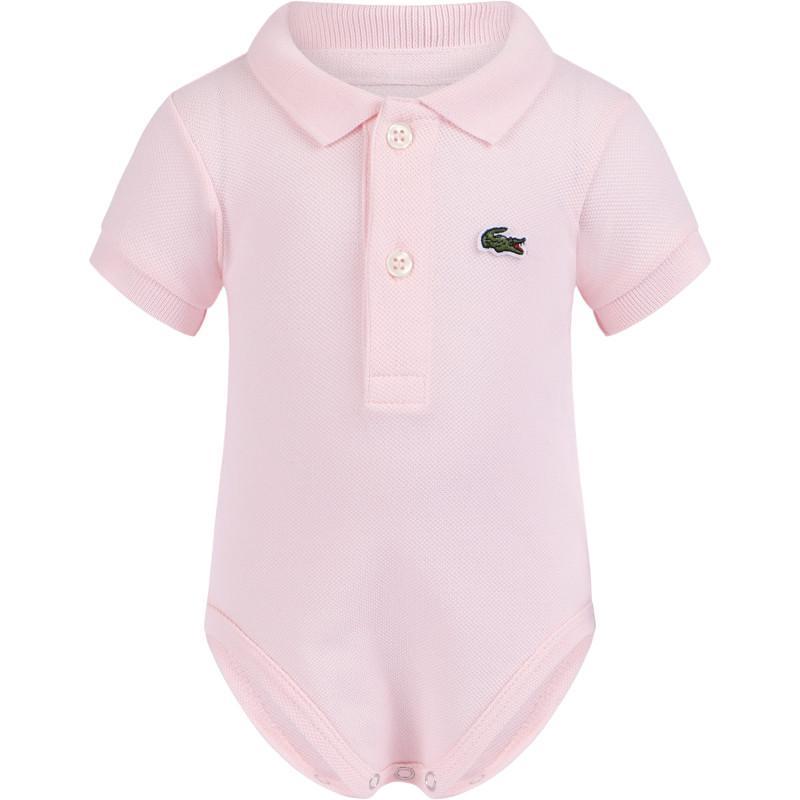 商品Lacoste|Boys logo bodysuit in pink,价格¥525,第1张图片