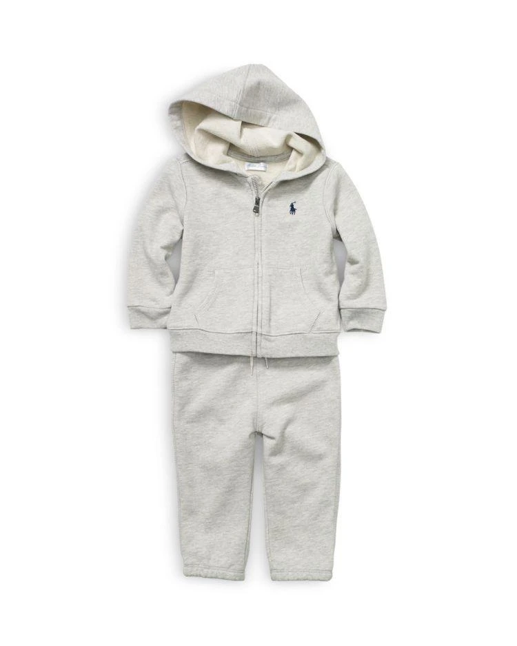 商品Ralph Lauren|Boys' Fleece Hoodie & Pants Set - Baby,价格¥371,第1张图片