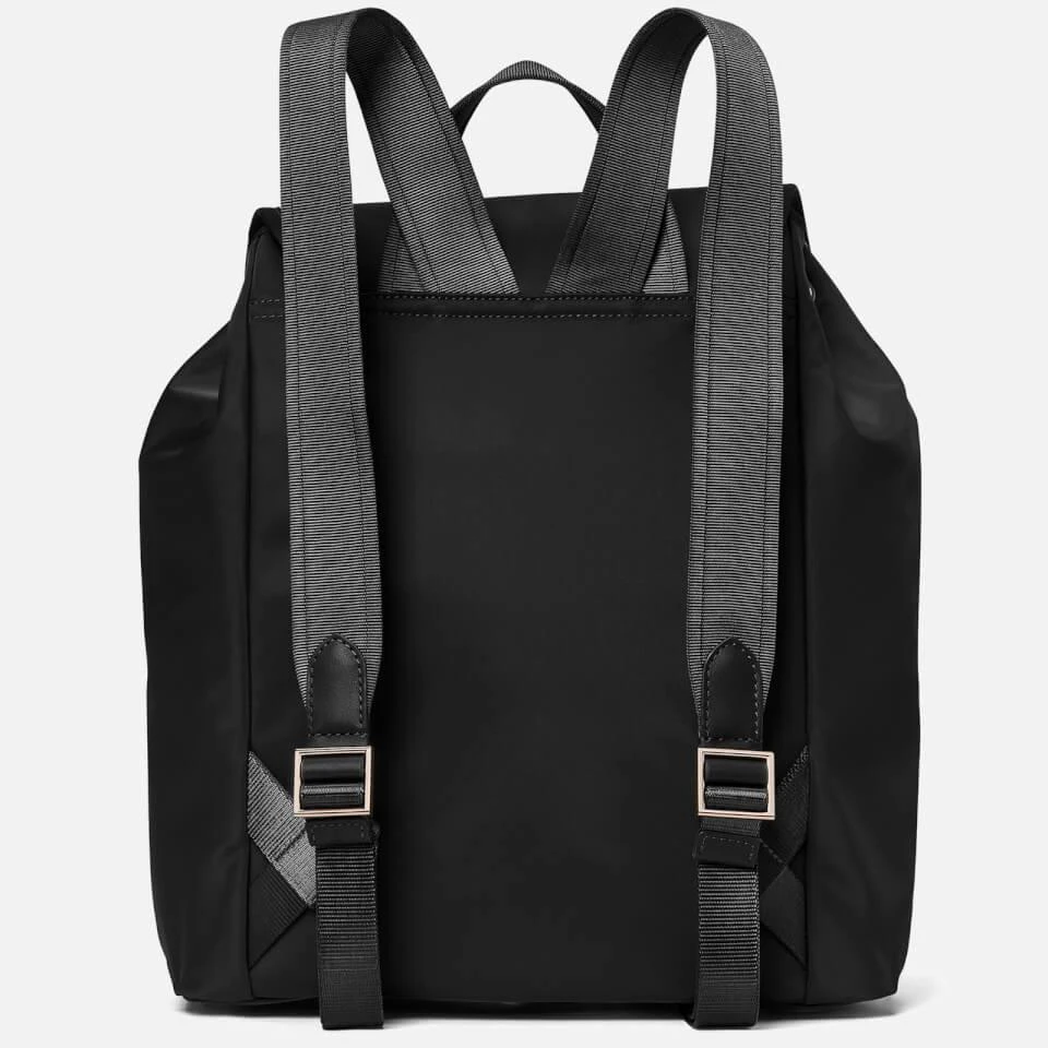 商品Kate Spade|Kate Spade New York Women's Sam Flap Backpack - Black,价格¥1839,第3张图片详细描述