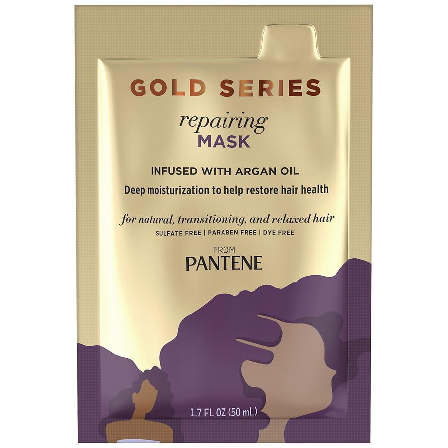 商品Pantene|Sulfate-Free Repairing Mask Treatment with Argan Oil for Curly, Coily Hair,价格¥14,第1张图片