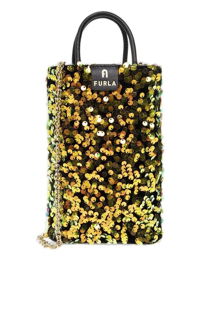 商品Furla|Furla Sequin-Embellished Mini Tote Bag,价格¥534,第1张图片