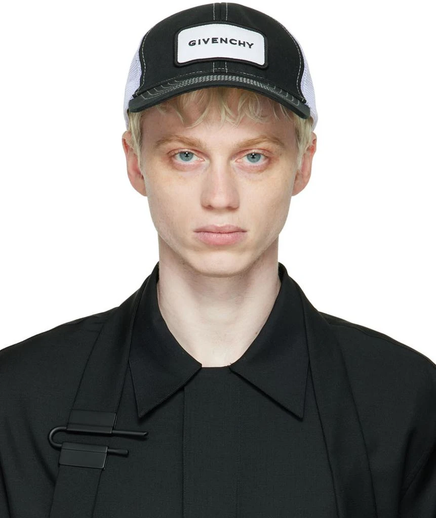 商品Givenchy|Black & White Trucker Cap,价格¥2401,第1张图片