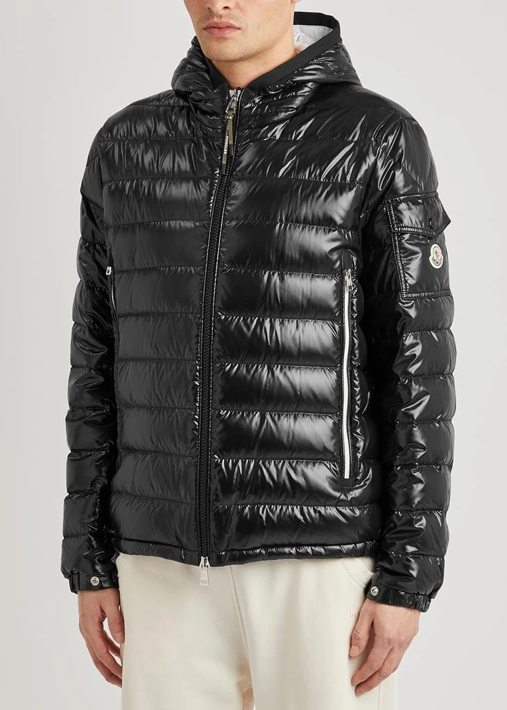 商品Moncler|Galion black hooded quilted shell jacket,价格¥8874,第2张图片详细描述