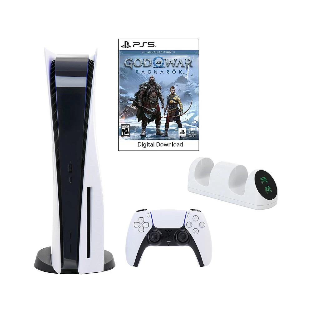 商品Playstation|5 God of War Console w/ Dual Charging Dock,价格¥5432,第1张图片