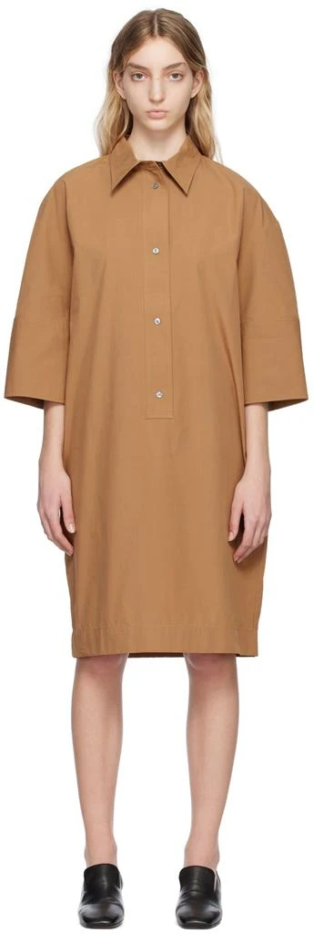 商品Studio Nicholson|Tan Albion Midi Dress,价格¥1893,第1张图片