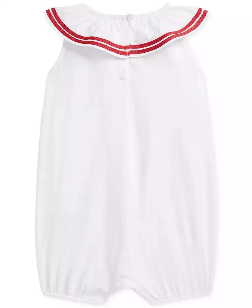 商品Ralph Lauren|Baby Girls Sailor One-Piece Romper,价格¥147,第2张图片详细描述