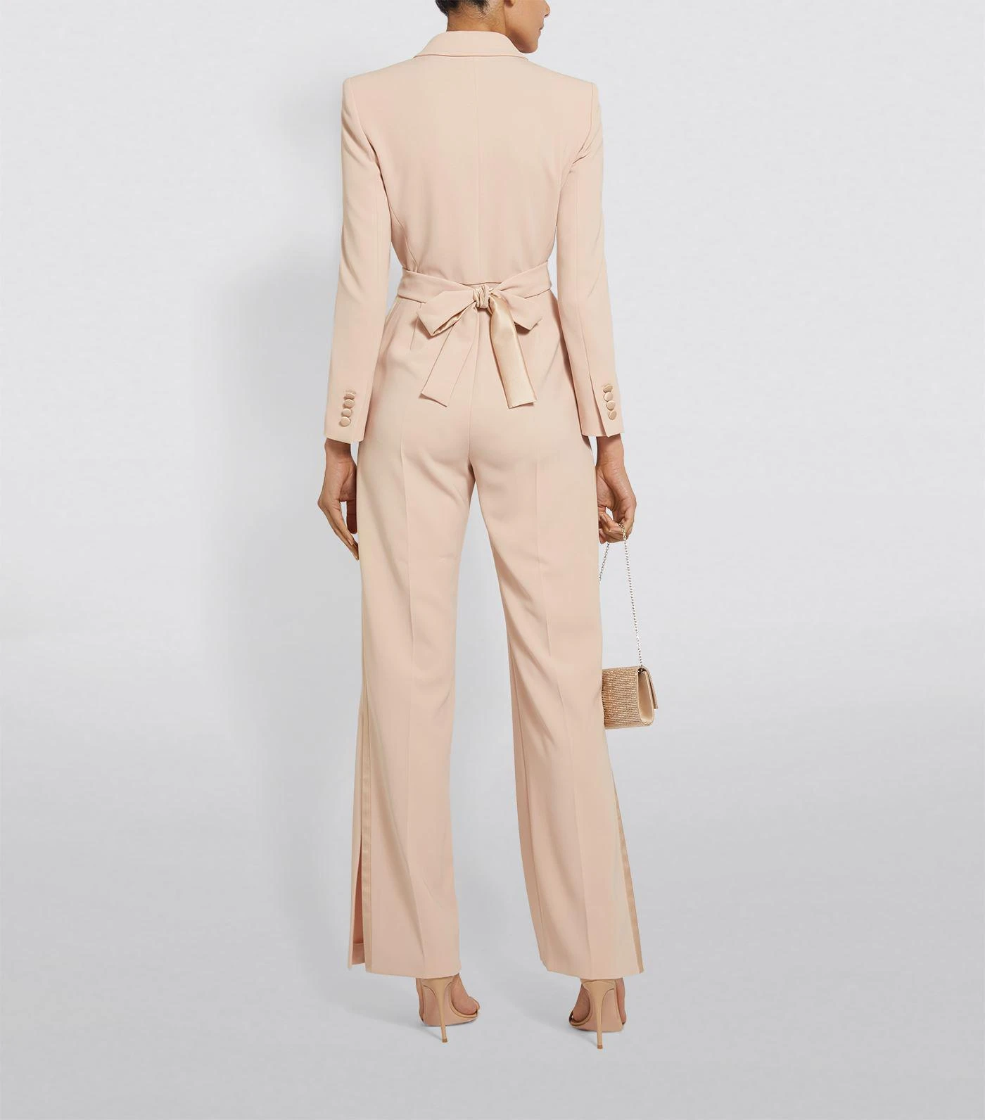 商品Max Mara|Silk Tuxedo Wrap Jumpsuit,价格¥11333,第2张图片详细描述