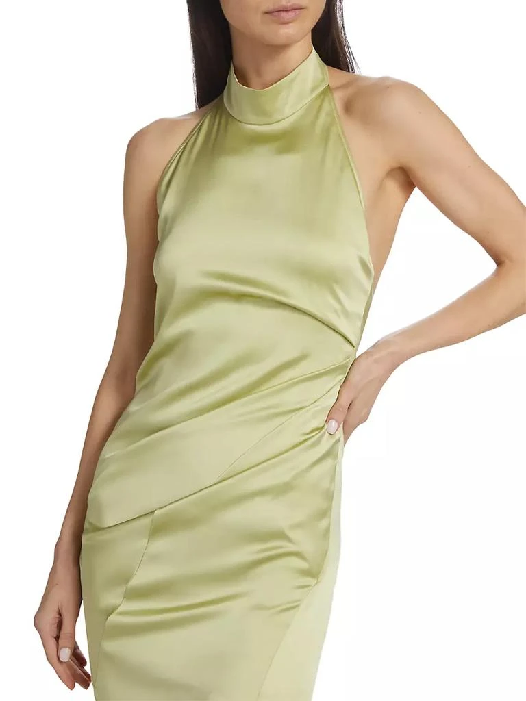 Silk Draped Midi-Dress 商品
