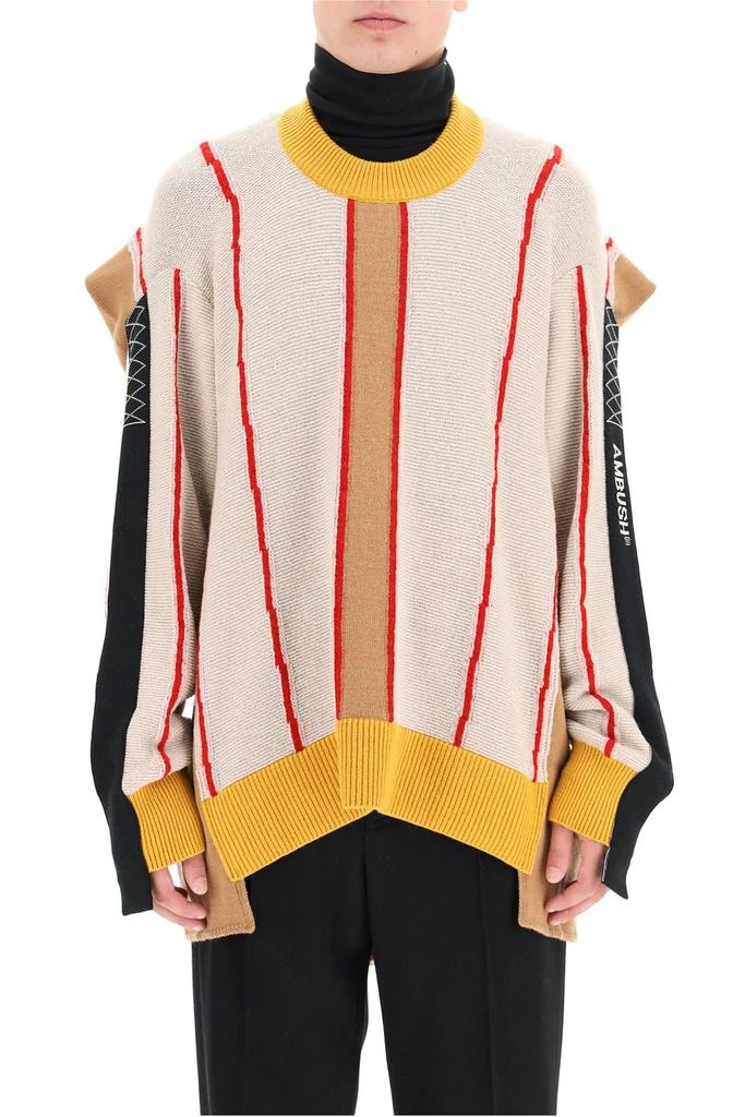 商品Ambush|Ambush Deconstructed Striped Sweater,价格¥3229,第3张图片详细描述