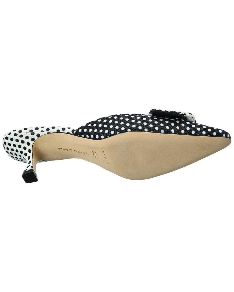 商品Manolo Blahnik|Manolo Blahnik Maysale 50 Canvas Pump,价格¥3135,第4张图片详细描述