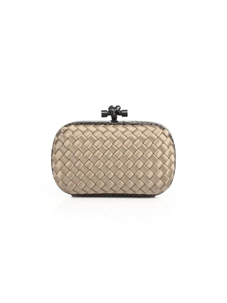 商品Bottega Veneta|Small Knot Satin Clutch,价格¥11840,第1张图片