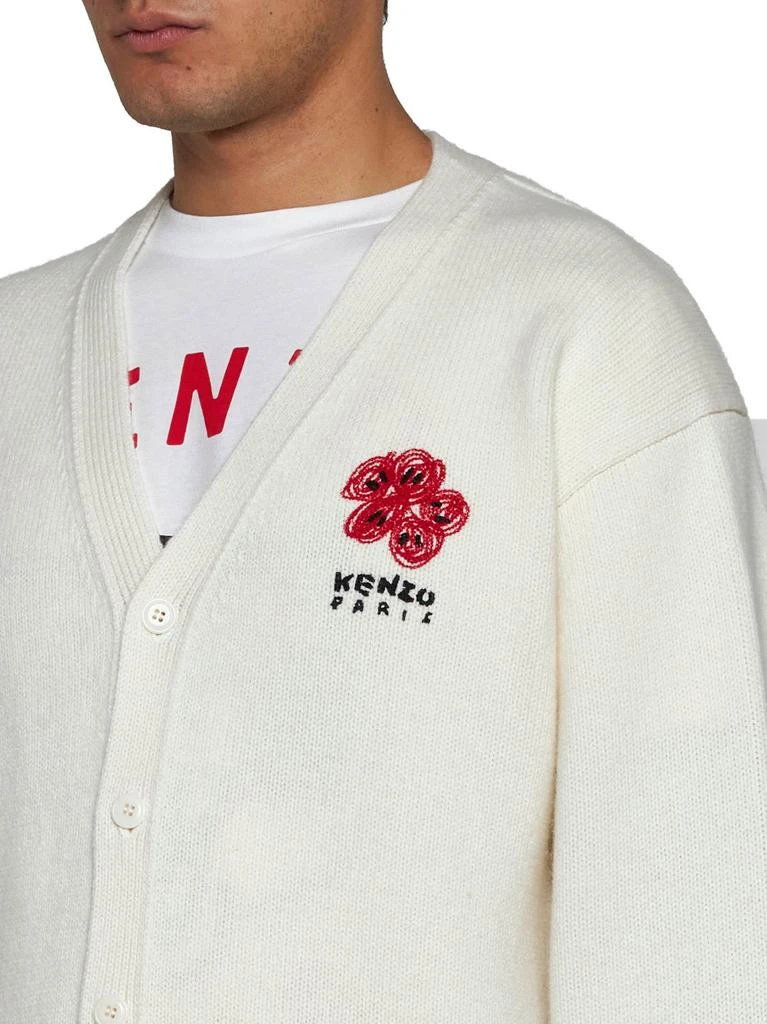 商品Kenzo|Kenzo Boke Flower Embroidered V-Neck Cardigan,价格¥3120,第5张图片详细描述