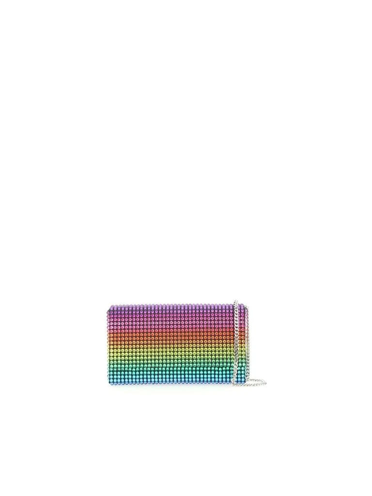 商品Amina Muaddi|Amina Muaddi Paloma Embellished Chain-Link Clutch Bag,价格¥7533,第1张图片