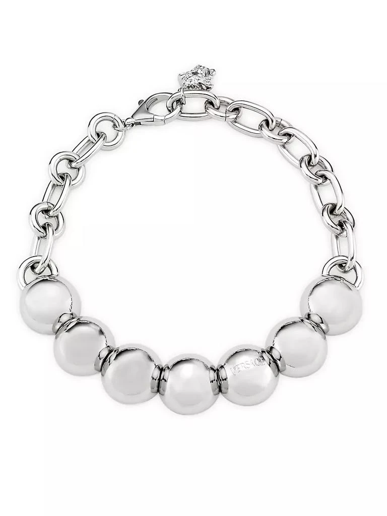 商品Versace|Silvertone Beaded Chain Necklace,价格¥16860,第1张图片