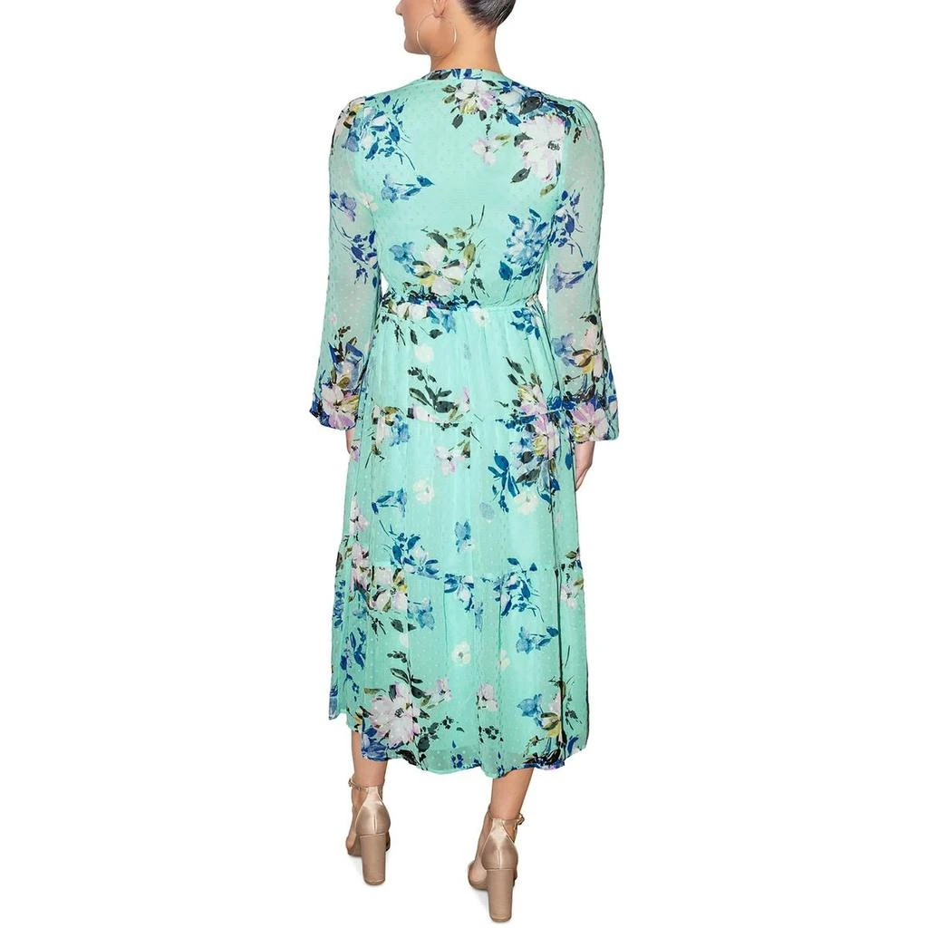 商品RACHEL Rachel Roy|Womens Floral Midi Midi Dress,价格¥207,第1张图片