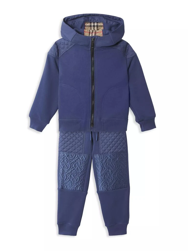 商品Burberry|Little Boy's & Boy's Monogram-Quilted Jogger Pants,价格¥1636,第2张图片详细描述