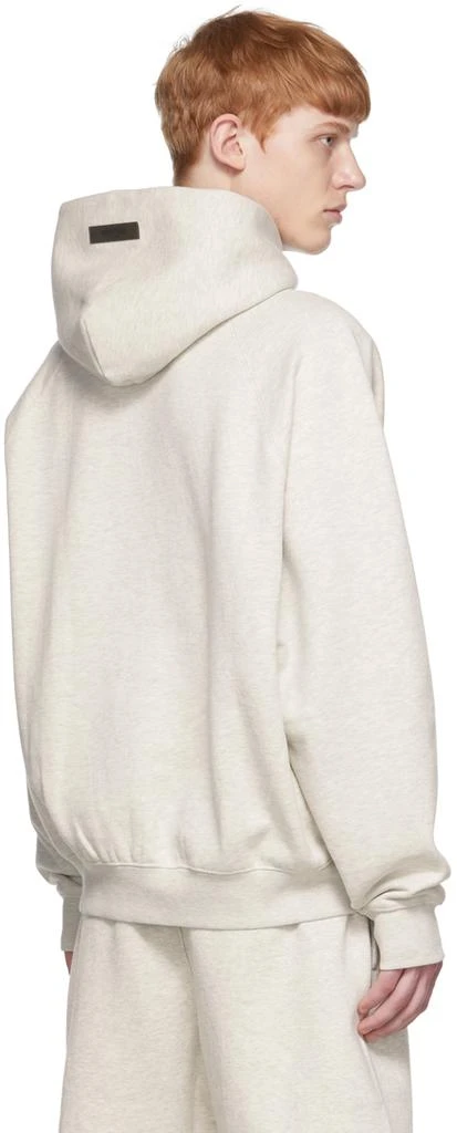商品Essentials|男式 灰白色棉质连帽衫 ,价格¥685,第3张图片详细描述