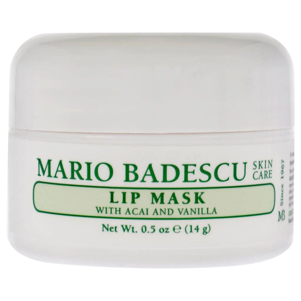 商品Mario Badescu|Lip Mask With Acai and Vanilla by Mario Badescu for Women - 0.5 oz Lip Mask,价格¥130,第1张图片